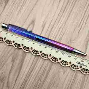 Hot Stock Liquid Quicksand Glitter Tube Metal Ballpoint Pen Multi Color for Girls <b>Wedding</b> Promotional Gift Stationery - Product Image 2