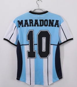 Venta al por Mayor de Camisetas de Fútbol Retro Baratas, Estilo Antiguo, Edición Conmemorativa del Equipo de <span class=keywords><strong>Argentina</strong></span>, Se Aceptan Camisetas Personalizadas - Product Image 2