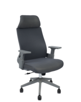 Chaise de bureau pivotante au design moderne, réglable en hauteur, avec support pour le cou, en tissu