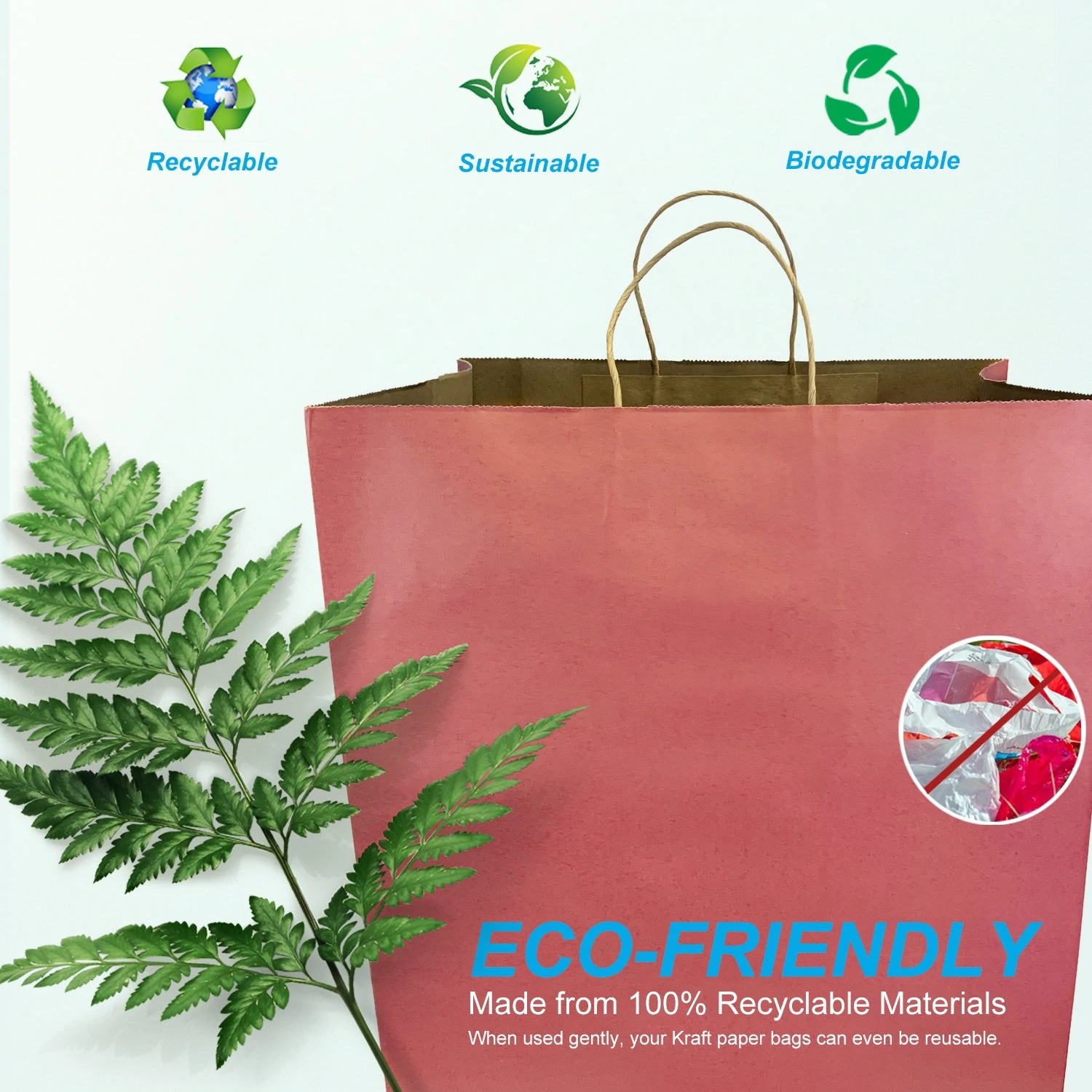 Burgundy Paper Bags with Twisted Handles 14x10<i></i>x15.75 inches