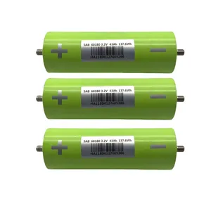 Penjualan terlaris dari pabrik S168 APEX 3.2V 60180 60280 43AH 60AH 70AH lifepo4 baterai silinder sel baterai Lithium Ion surya