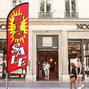 Lớn Bán Bay Gió Bãi Biển Cờ Lớn Tùy Chỉnh In Kỹ Thuật Số Polyester Lông Biểu Ngữ Nhôm Cờ Cực Mặt Đất Cổ Cực-Di Động - Product Image 4