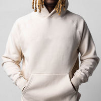 Pull-over décontracté surdimensionné pour homme en molleton bouclette de haute qualité, écologique, à séchage rapide, uni, avec logo personnalisé, pour le printemps