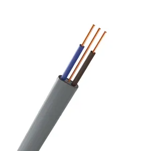 Flat electrical wire power cable 3 core 4 core flat electrical wire