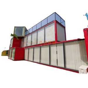 Maison conteneur modifiée, design rectangulaire moderne, conteneur habitable, installation sur site, solution de projet globale - Product Image 1