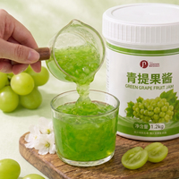 Groene Druiven Muscat Jam Puree Zadenloos Fruit voor Jasmijnthee Koud Gebrouwen Fruitkoffie Groothandel Bulk OEM Halal