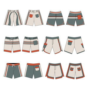 Boardshort nhà sản xuất giá tốt nhất bán buôn tùy chỉnh mới nhất thời trang cao cắt giản dị in Boardshorts - Product Image 6