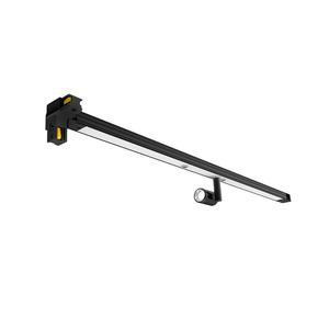 Lampu <span class=keywords><strong>Track</strong></span> kabinet lemari Museum Showcase Display lampu mebel dengan strip untuk Museum kaca <span class=keywords><strong>LED</strong></span> Hitam aluminium 90 COB 3000 - Product Image 2