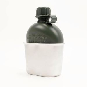 Original Factory CHINA XINXING Tactical Canteen Aluminum <b>Water</b> <b>Bottle</b> Whistling Kettle 350ml - Product Image 2