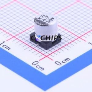 Condensador Electrolítico de Aluminio SMD MVK 50V4.7 5*5.2, D5xL5.2mm 4.7uF 20% 50V 19mA-120Hz - Product Image 1