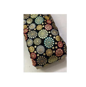 Gros Faux Georgette Fil Lourd Travail Costume Tissu 4 Séquence Imprimé Tulle pour les Mariages de l'Inde - Product Image 1