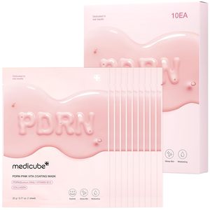 Medicube Somon DNA PD RN Pembe Vita Kaplama Yaprak Maskesi Kore Yaprak Maskesi Cam Gibi Cilt Sıkılaştırıcı ve Dengeli Cilt İçin Yüz Maskesi - Product Image 1