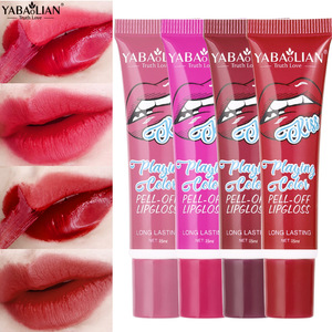 Lápiz Labial Líquido Desprendible de 6 Colores, Resistente al Agua, de Larga Duración, Brillo Labial Humectante, Tinte Labial Desprendible, Maquillaje Cosmético - Product Image 5