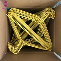 Porte-manteau jetable de 50 pièces, cintre en fil métallique