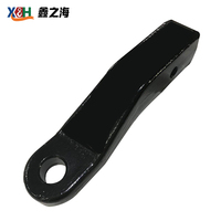 Attelage de remorque robuste forgé à chaud en acier au carbone, revêtement noir en poudre, récepteur carré, support de boule forgé pour camion et remorque