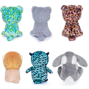 Ensemble de jouets en peluche ODM animaux en peluche Bundle mignon Lion lapin lapin léopard <span class=keywords><strong>chat</strong></span> Husky chien hibou animaux Pack bébés enfants Lot de peluche - Product Image 4