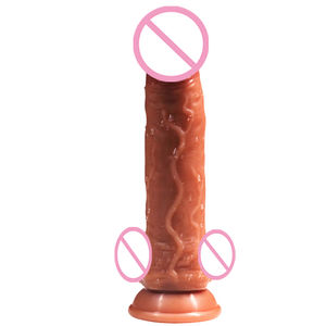 Vente en gros de vibrateurs réalistes télescopiques, gode pour femmes, jouet sexuel, gode, masturbateur - Product Image 5