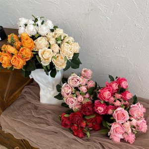 Lợi Thế kinh tế 13 Đầu Retro cho Coke Edge Rose Mori kết hợp mô phỏng tường hoa nhân tạo - Product Image 2