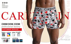 Boxer da Uomo in Microfibra Spandex di Alta Qualità, Traspiranti, a Vita Media, Slip Sportivi con Stampa Completa Personalizzata, Vendita all'Ingrosso - Product Image 6