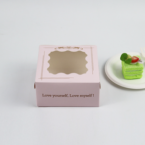 Boîte à Cupcakes et Boîte d'Emballage Transparent Luxe Satin Contient 6 Trous Rose Alimentaire Cajas Para Cupcakes Boîte à Gâteau avec Fenêtre Whi - Product Image 3