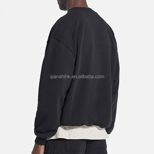 สเวตเชิ้ตแบบเรียบของผู้ชายผ้าคอตตอนพิมพ์ลายไม่ระบุเพศผ้าเฟรนช์เทอร์รี่ออกแบบโลโก้ได้ตามต้องการ - Product Image 4