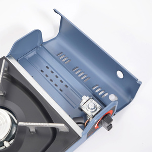 Réchaud à <span class=keywords><strong>gaz</strong></span> portable écologique pour <span class=keywords><strong>camping</strong></span> randonnée allumage coupe-vent éclairage continu accessoires de réchaud de <span class=keywords><strong>camping</strong></span> bleu - Product Image 6