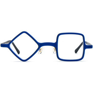 Màu Xanh lá cây màu kính theo toa quang Acetate không đối xứng chống ánh sáng màu xanh Mắt kính Nickel miễn phí khung cho phụ nữ và người đàn ông - Product Image 3