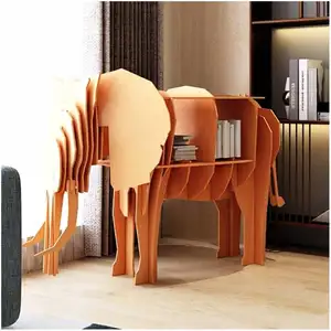 Chiquitos Elephant shape Book Shelf Animal modeling ornaments school kids library modern furniture luxury library decorate