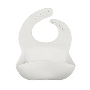 Customizable Waterproof Soft Adjustable Toddler Feeding Bib Silicone Baby Bibs Easily Clean Cute For Babies Girl And Boy Bag Age