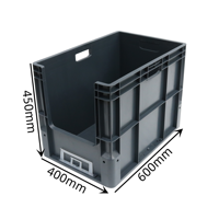 JOIN Plateaux en plastique de haute qualité bacs de rangement avant ouvert pour le stockage industriel grande caisse en plastique