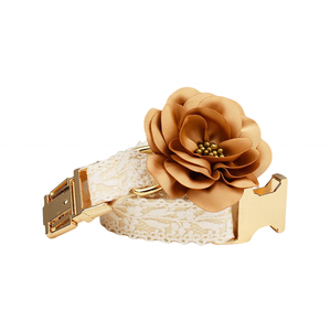 Set <span class=keywords><strong>Pettorina</strong></span> e Guinzaglio per Cani in Pizzo Carino, Taglie S-XL, Collari per Animali Domestici Piccoli e Medi, Accessorio con Fiocco - Product Image 3