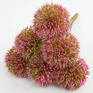 Bundle of 6 Stems Artificial Allium Ball <b>Flower</b> Stems Realistic Dandelion Onion <b>Flower</b> for Home Wedding <b>Vase</b> Decor - Product Image 4