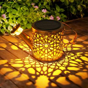 Lámpara de Jardín LED Solar con Logotipo Personalizado, Linterna de Riego Solar, Resistente al Agua IP65, Cuerpo de Hierro, Portátil, Alimentada por Energía Solar - Product Image 1