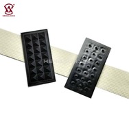 Accessoires pour sac à dos en gros, pieds en caoutchouc cousus en PVC noir pour sac à dos, protection de fond