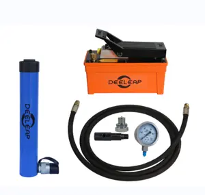 Air Driven High Pressure Foot Pedal Air Hydraulic Jack Used For Auto Body Collision Machine PAS12