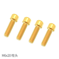 Саморезы Irbis Ice Grub M6 ISO метрические, анодированные, из титана, с черным оксидированным покрытием (пластина и винт)
