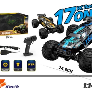SJY-S636E Voiture télécommandée tout-terrain 1:14 avec éclairage LED, véhicule RC de course et de drift haute vitesse 20KM/H, en métal, portée 80m, pour enfants - Product Image 6