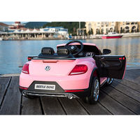 2024 approvisionnement d'usine sous licence rose mini convertible enfants batterie électrique 12V voiture enfants télécommande électrique monter sur la voiture