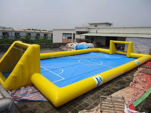 Jabón inflable comercial de <span class=keywords><strong>campo</strong></span> de <span class=keywords><strong>fútbol</strong></span>, balón de <span class=keywords><strong>fútbol</strong></span> de 12x6m - Product Image 6
