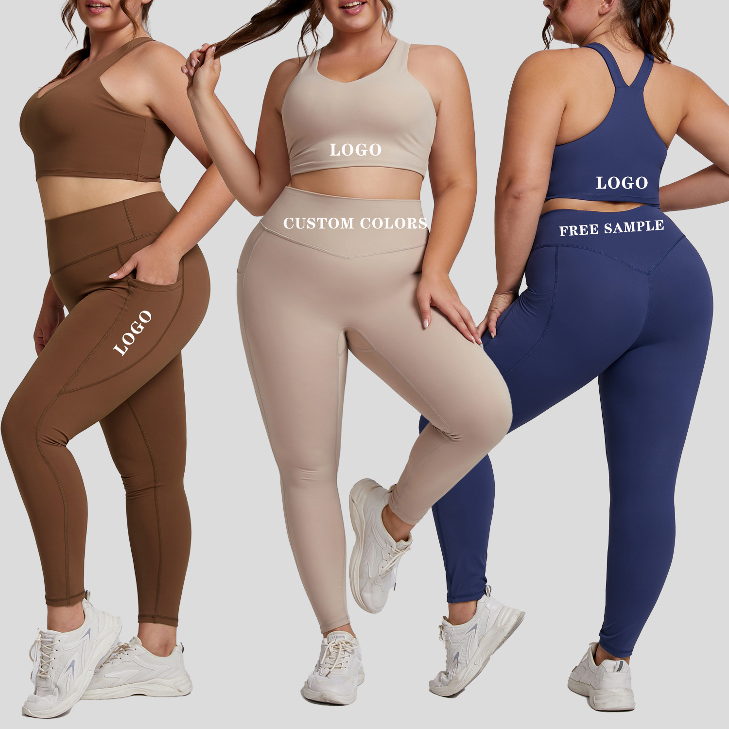 Workout Leggings Exercise Clothes For Larger Ladies Plus Size