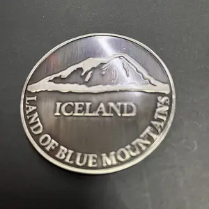 Accessori di alta qualità per la vendita diretta della fabbrica regali sfida monete souvenir Poker Chip argento doppia moneta Canada 3D