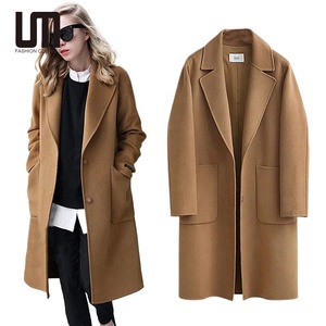 Liu <span class=keywords><strong>Ming</strong></span> 2025 colección Otoño Invierno mujer último abrigo de lana de doble cara suelto ropa de calle moda algodón relleno largo - Product Image 1
