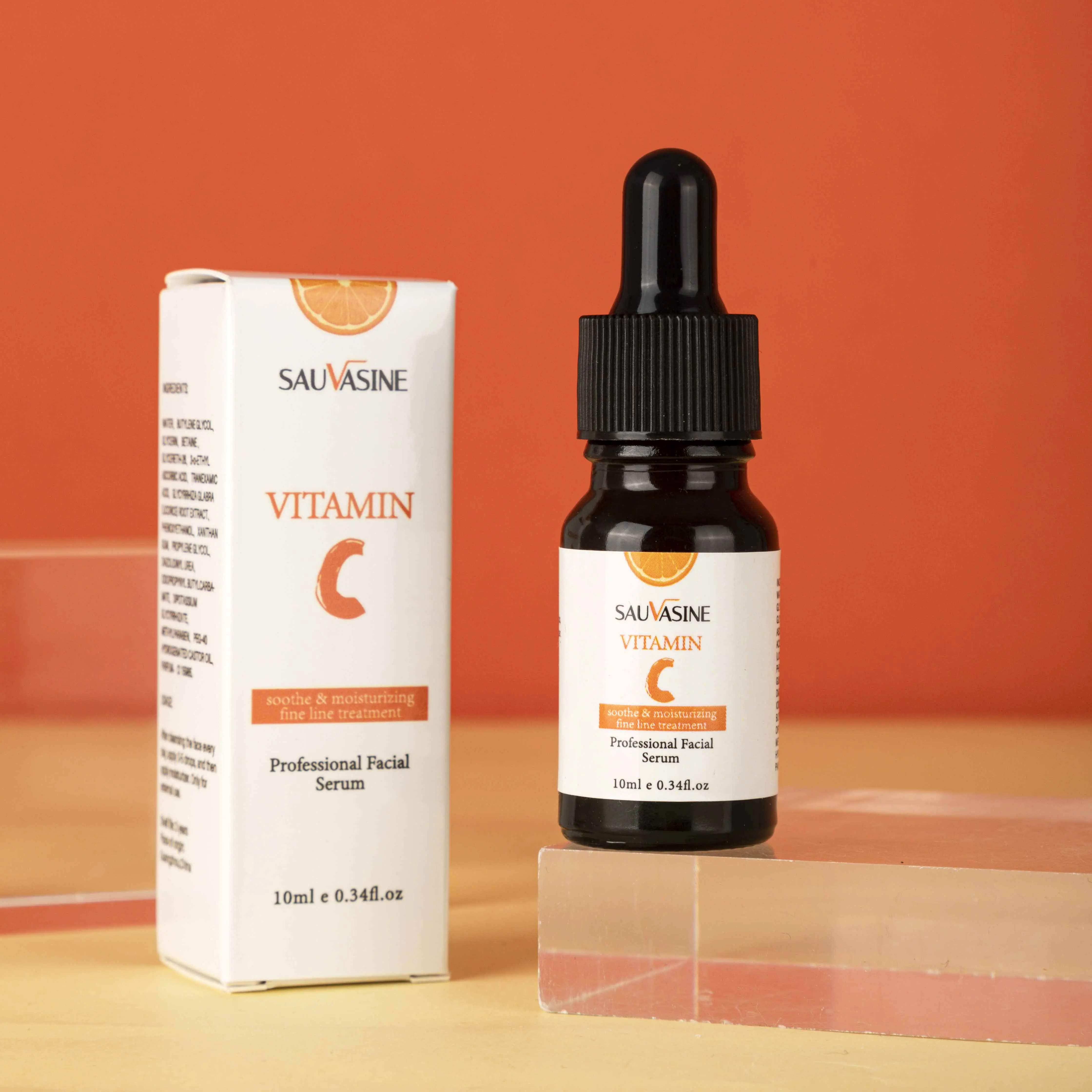 Face Serum Organic Anti Aging Brightening Wrinkle 20% Vitamin C Serum