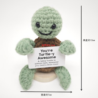 Nouveau mignon mignon trucs de Pâques drôle pomme de terre inspirant cadeau petit Dino fait à la main Crochet animaux dinosaure positif pour cadeau