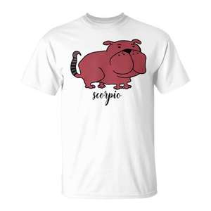 Camiseta con signo del zodiaco de Escorpio, camiseta de astrología - Product Image 1