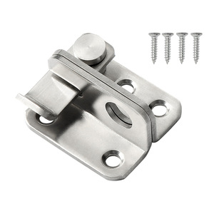 Jinnate Stainless Steel <b>Door</b> Latch Left Right Opening Cabinet Hardware With Screws - Product Image 5