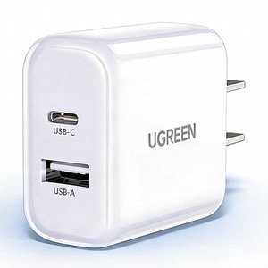 Chargeur rapide GaN double port UGREEN 30W avec QC3.0 pour iPhone et appareils Android - Product Image 2