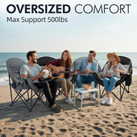 Chaise pliante d'extérieur en tissu Oxford, chaise de camping pliante, chaise de loisirs