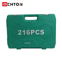 Juego de llaves de vaso Chton de 216 piezas, 1/2 pulgada, acero al cromo vanadio, estuche de herramientas para reparación mecánica automotriz - Product Image 4