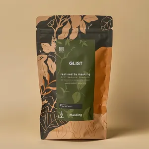 Kalee定制食品级储存咖啡真空立式拉链热封聚酯薄膜袋铝包装袋包装